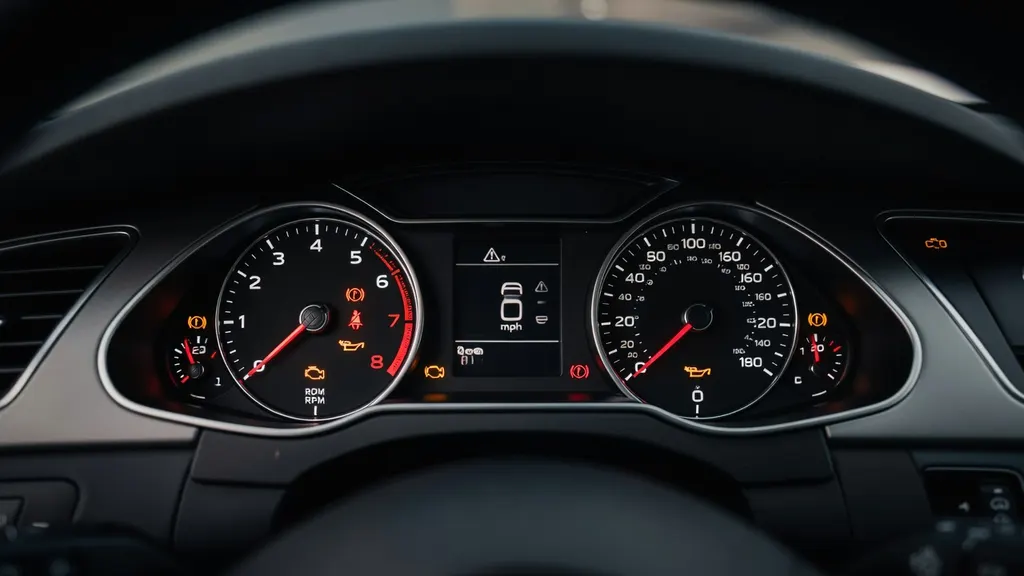 Audi A4 B8 – kontrolki i komunikaty na desce rozdzielczej