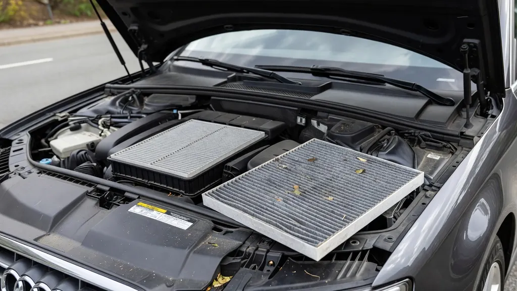 Filtr kabinowy Audi A4 B8 – gdzie się znajduje?