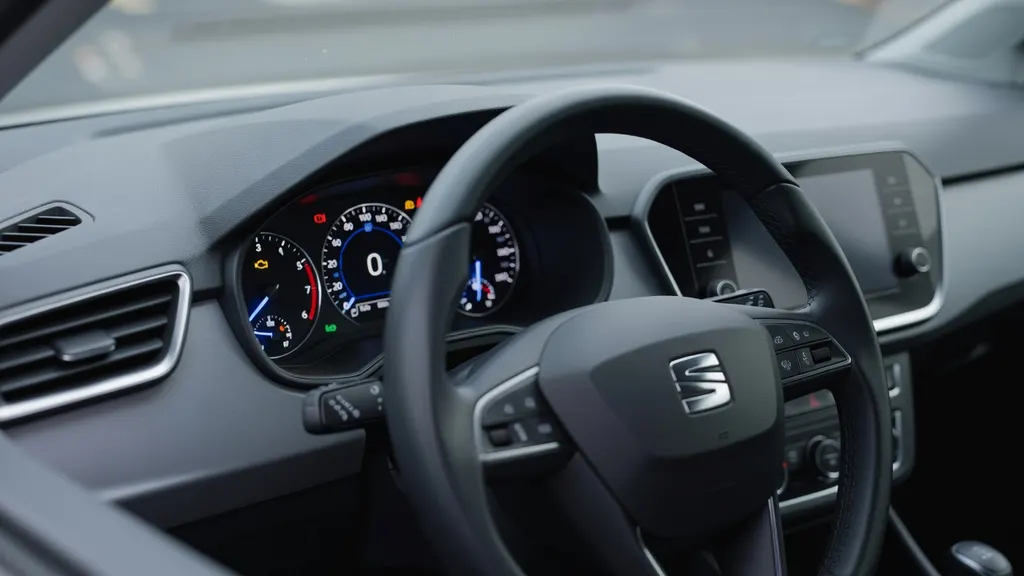 Seat Ibiza – kontrolki na desce rozdzielczej