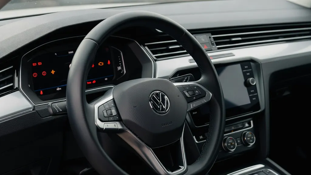 Volkswagen Passat – kontrolki na desce rozdzielczej