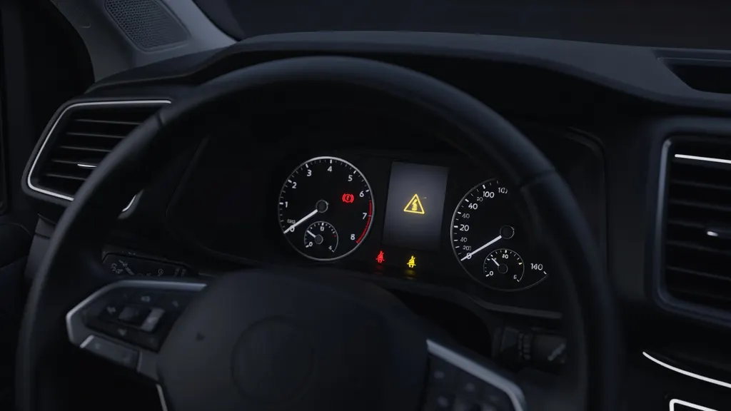 VW Crafter – opis kontrolek i komunikatów